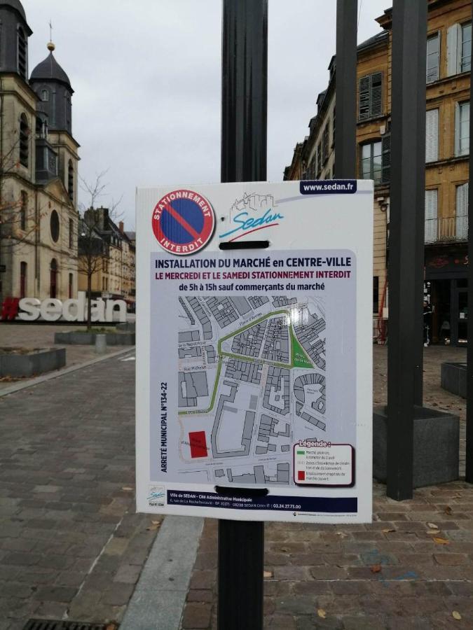 Charmant Duplex Dans Le Centre Historique De Sedan Lägenhet Exteriör bild